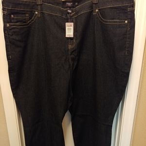 Torrid Sophia Indigo Jeans women's plus 30 Tall NWT